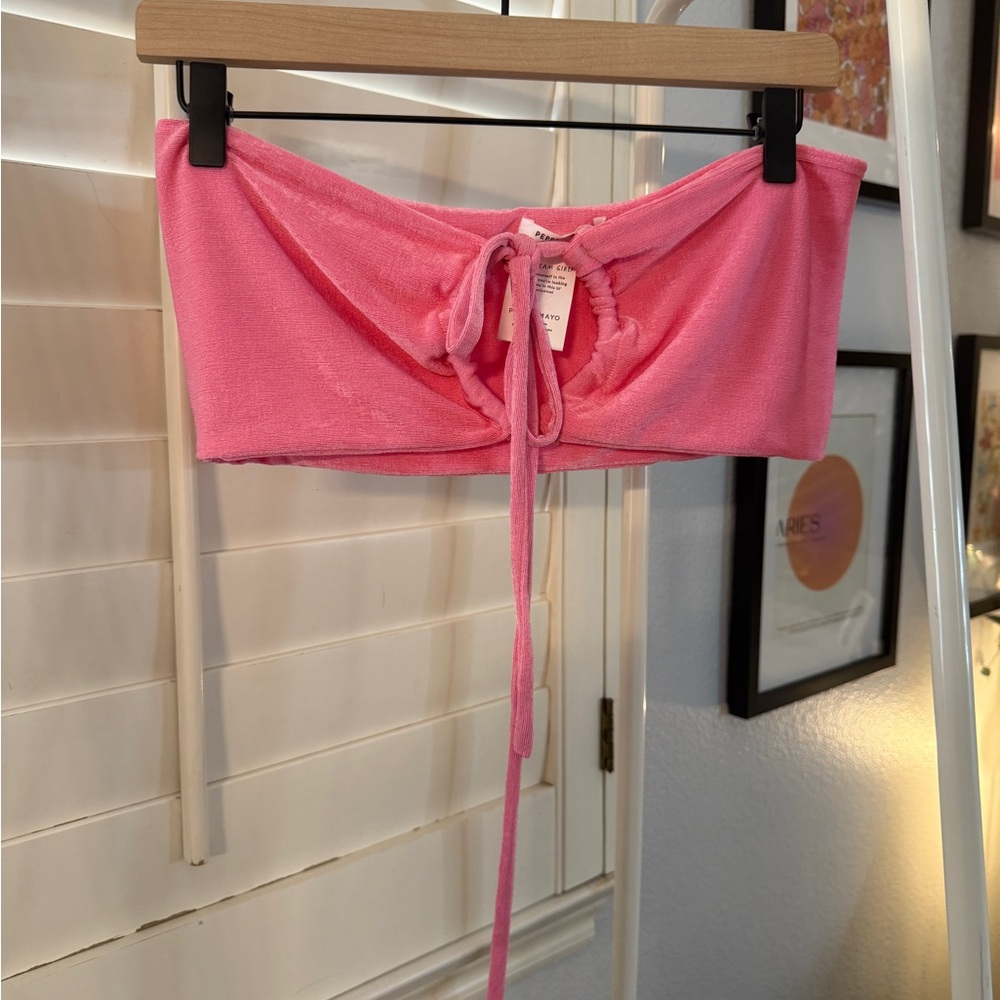 Pink Women's Bandeau Top from peppermayo